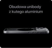 Obudowa unibody z kutego aluminium.